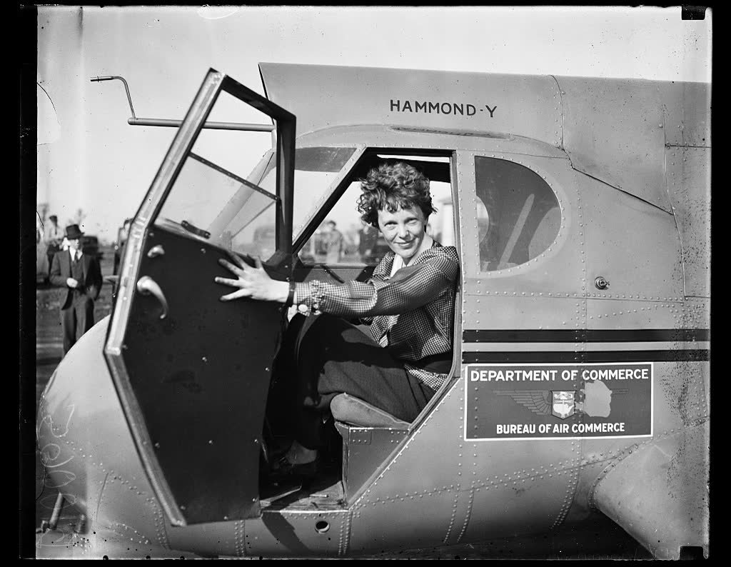 Portrait of Amelia Earhart